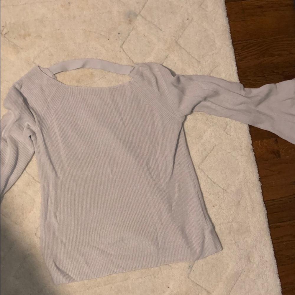 cream sweater